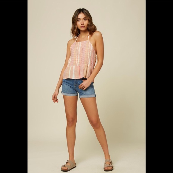 O’Neill Women’s Halter Multicolored Top - Picture 2 of 9
